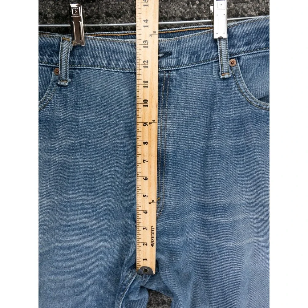 Levis 550 Jeans Men 40x32 Blue Relaxed Fit Tapered Distressed Denim Comfort